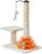 PEEKAB Tall Cat Scratching Post Kitten Sisal Scratcher Tree with Cat Tracks Toy Balls for Indoor Cats and Kittens – 25 inches