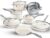 GOTHAM STEEL 12 Pc Ceramic Cookware Set Nonstick, Pots and Pans Set Non Stick for Kitchen with Frying Pan, Sauce Pan, Pots and Pans for Cooking, Non Toxic Cookware Sets, Oven and Dishwasher Safe