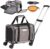 VEVOR Airline Approved Pet Carrier with Wheels, Expandable Rolling Cat Dog Carrier for Medium Dogs and Cats Under 25LBS, Pet Travel Carrier on Wheels with Upgraded Wheels and Telescopic Handle