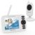 Baby Monitor with Camera and Audio, 3.2” IPS Portable Baby Monitor No WiFi with 1000ft Long Range, Remote Pan-Tilt Video Baby Monitor, Infrared Night Vision, ECO Mode, Powerful Battery