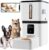 Automatic Dog Feeder with Camera WiFi: 33 Cups 5G App Control Easy Setup Cat Food Dispenser – HD 1080P Video Recording Timed Pet Feeder for Cat Dog Small-Pet