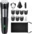 Beard Trimmer Hair Clipper for Men, 13 Piece Men’s Grooming Kit with Cordless Rechargeable Hair & Nose Trimmer Electric Shaver, Stainless Steel Blades for Painless Facial & Body Hair Removal