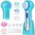 Blackhead Remover Vacuum,Rechargeable Facial Cleansing Brush with LCD Screen,IPX7 Waterproof 3 in 1 Face Scrubber Brush for Exfoliating, Massaging and Deep Pore Cleansing