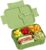 Lunch Box Kids Bento Box, Leakproof Bento Lunch Box with 6 Compartments, BPA-Free Lunch Containers for Adults/Kids/Students, 40 oz Portable On-the-Go Meal and Snack Packing – Green