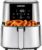 Chefman TurboFry® Touch Air Fryer, XL 8-Qt Family Size, One-Touch Digital Control Presets, French Fries, Chicken, Meat, Fish, Nonstick Dishwasher-Safe Parts, Automatic Shutoff, Stainless Steel