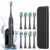 Electric Toothbrush for Adults with 8 Brush Heads, Sonic Toothbrush Rechargeable with a Holder & Travel Case, 2.5 Hours Charge for 120 Days Use