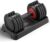 Adjustable Dumbbell 55LB Single Dumbbell 5 in 1 Weight Dumbbell with Anti-Slip Metal Handle, Perfect for Full Body Workout Fitness