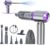 Car Vacuum Portable Cordless 20000PA High power Mini Vacuum Cleaner 4-in-1 Compressed Air Duster & Air Blower & Pump Hand Held Vacuum with Brushless Motor for Car, Home, Office,Camping (Purple)