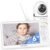 HelloBaby Baby Monitor with Camera and Audio, 6” World First IPS Screen Baby Camera Monitor No WiFi, 30-Hrs Battery, ECO, VOX, 2-Way Talk, Night Vision, 1000ft, Video Baby Monitor Portable