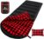 Sleeping Bag Cold Weather Sleeping Bags for Adults 0 Degree Sleeping Bag with Pillow Extra Large Flannel Big and Tall XXL Warm Winter Zero Degree Camping