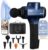 LifePro Massage Gun, Muscle Massager Gun, Massage Gun Deep Tissue, Message Gun, Muscle Massage Gun, Back Massager Gun, Percussion Massage Gun for Athletes, Includes 8 Massage Heads, 5 Speed