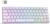 DIERYA T63 60% Wireless Mechanical Gaming Keyboard | Bluetooth/2.4G/Wired Keyboard | RGB Backlit Compact 63 Keys Mini Office Keyboard | with Red Switch | for Windows Laptop PC Gamer Typist-White