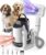 Dog Grooming Kit & Pet Hair Dryer & Dog Electric Clippers, 3L Large Capacity with 8 Grooming Tools, Low Noise for Long Hair Dogs and Cats, Adjustable Airflow and Temperature, UL, Touchscreen