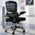 Office Chair – Ergonomic Desk Chair with Adjustable Lumbar Support, Mesh Computer Chair, Executive Chair for Home Office Comfortable Lumbar Support (Black)