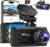 Dash Cam Front Rear 4K/1080P, Dash Camera for Cars Build in WiFi, Full HD Dash Cam with APP Control, 3.94‘’ IPS Screen Dash Camera with 32GB SD Card, G-Sensor, WDR, 24Hr Parking Mote, Loop Recording