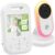 LeapFrog LF2423 Baby Monitor, 2.8” Screen Video Monitor with Camera, 2-Way Audio, 1000ft Range, Night Vision, Soothing Lullabies, Temperature Sensor, Secure Transmission No WiFi