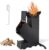 Rocket Stove Rocket Stove for Cooking Portable Wood Mini Burning Stove, Fire Camping Stove for Cooking backyard cooking Camping grill outdoor events BBQ Comes with storage bag