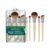 EcoTools Start The Day Beautifully 6 Piece Makeup Brush Set, Makeup Brushes For Eyeshadow, Blush, Concealer, & Foundation Application, Eco-Friendly, Gift Set, Synthetic Hair, Vegan & Cruelty-Free