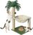 Cat Scratching Post 30 Inches Small Cat Tree Tower with Cat Hammock, Cat Hammock with Cat Toy Wooden Interactive, Cat Condo for Kitten and Adults Cat