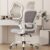 Mimoglad Office Chair, High Back Ergonomic Desk Chair with Adjustable Lumbar Support and Headrest, Swivel Task Chair with flip-up Armrests for Guitar Playing