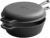 2-in-1 Pre-Seasoned Cast Iron Dutch Oven Pot with Skillet Lid Set, 10″ Skillet 3QT Pot for Cooking, Baking, Frying and Camping