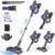 Cordless Vacuum Cleaner 180W Suction 35 Mins Runtime Stick Vacuum Rechargeable 6-Layer Filtration Anti-Tangle BrushLightweight Self-Standing Design for Home Office Pet Hair Low-Pile Carpet