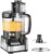 Hamilton Beach Stack & Snap Food Processor and Vegetable Chopper, BPA Free, Stainless Steel Blades, 12 Cup Bowl, 2-Speed 450 Watt Motor, Black (70725A)