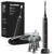 Aquasonic Black Series Ultra Whitening Toothbrush – ADA Accepted Electric Toothbrush- 8 Brush Heads & Travel Case – 40,000 VPM Electric Motor & Wireless Charging – 4 Modes w Smart Timer