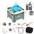 Portable Camping Stove Gas Cooking Burner, 30,000 BTU Camp Stove,Windproof Small Single Propane Butane Burner Stainless Steel, with Carrying Case & ignitor,for Emergency, Outdoor, Hiking,Picnic