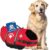 Paws Aboard Dog Life Jacket – Keep Your Canine Safe with a Neoprene Life Vest for Swimming and Boating – Available in Different Sizes, Color and Design to Choose – Red, Large