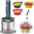 Cordless Food Chopper Electric, AYOTEE Portable Food Processor With USB Charging, Multi Speed Adjustable 2 Blades, 500Ml Bowl & 3 * 100Ml Bowl, Food Blender Suitable For Meat, Veggie