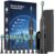 Rtauys S5 Upgraded Sonic Electric Toothbrush for Adults and Kids Ages 12+ with 8 Brush Heads, IPX7 Travel Toothbrush with Case, 2.5 Hours Charge for 120 Days, 5 Modes with Built-in Smart Timer Black