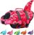 Doglay Dog Life Jacket Shark, Ripstop Dog Life Vests for Swimming Boating with High Buoyancy and Rescue Handle, Adjustable Dog Life Jacket Pet Flotation Vest for Small Medium Large Dogs