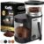 Kaffe Electric Burr Coffee Grinder (5.5oz) w/Adjustable Precise Coarseness Settings – Flat Burr – [Improved Motor] – Precision Coffee Bean Grinder for Home Use – Stainless Steel