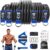 Heavy Resistance Bands for Working Out, NITEEN Resistance Bands with Handles Weight Exercise Bands for Men Women, Workout Bands with Door Anchor and Ankle Straps Strength Training Equipment