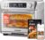 COSORI Smart 12-in-1 Air Fryer Toaster Oven Combo, Airfryer Convection Oven Countertop, Bake, Roast, Reheat, Broiler, Dehydrate, 75 Recipes & 3 Accessories, 26QT, Silver-Stainless Steel