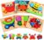 Dreampark Wooden Puzzles for Toddlers Ages 1-3, Montessori Toys for 1 2 3 Years Old Girls Boys Baby Kids Puzzle Learning Educational Christmas Birthday Gifts Toys 6 Pack Animal Jigsaw Puzzle