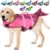 EMUST Large Dog Life Jacket, Dog Mermaid Life Vests for Swimming, Adjustable Dog Flotation Vest Swimsuits with Lift Handle for Small, Medium, Large Dogs, XL