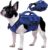 Kuoser Dog Life Jacket High Flotation, Reflective Dog Life Vest for Swimming Boating, Adjustable Small Medium Large Dog lifejacket, Lightweight Dog Life Preserver Rescue Handle Spring Summer Pool