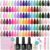 Beetles Gel Polish 44 PCS Gel Nail Polish Set 36 Colors Gel Nail Polish with Base Coat Glossy Matte & Glitter Gel Top Coat Neon Orange Jelly Blue Nude Vivid Seasons Valentine’s Day Gifts for Women