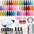 VANREESA 42 Pcs Gel Nail Polish Kit with U V Light 24 Colors Gel Nail Polish Set Glossy & Matte Top Coat Complete Gel Nail Kit with Manicure Tools for All Seasons Christmas Gifts for Women Girls