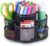 Pen Holder for Desk, Rotating Pencil Holder, Cup Holder for Desk Office, Pen Organizer in Black