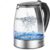 Fast Boil Electric Water Kettle, 1.8L Large Capacity with Auto Shut-Off and Boil-Dry Protection, BPA-Free Borosilicate Glass &Stainless Steel