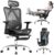 Ergonomic Office Chair, SGS Certified Gas Cylinder, 400 LBS Capacity, Retractable Footrest, Office Chair with Adjustable Lumbar Support, Gaming Chair, Mesh Office Chair