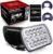 H6054 LED Headlights, Pair Rectangular 5×7 7×6 LED Headlight Hi/Low Sealed Beam Replacement Headlamp Compatible with Jeep Wrangler YJ XJ Chevy Express Ford GMC Savana Toyota Pickup Truck Van