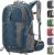 Maelstrom Hiking Backpack,Camping Backpack,40L Waterproof Hiking Daypack with Rain Cover,Lightweight Travel Backpack,Blue