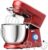 COSTWAY Stand Mixer, 6-Speed 7.5 QT Tilt-head Electric Kitchen Food Mixer 660W with Stainless Steel Bowl, Dough Hook, Beater, Whisk